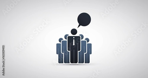 The Real Leader - Business Men, Workforce - Concept Animation 