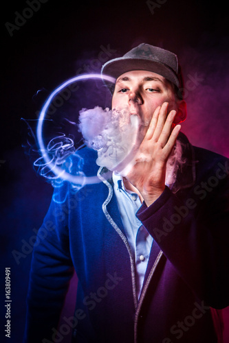 Vape Man Doing Cloud Tricks