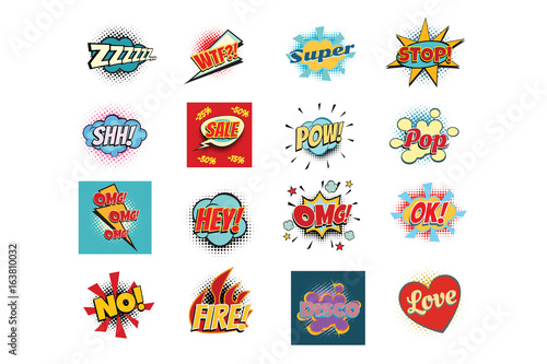 Seth comic lettering phrases texts replica word
