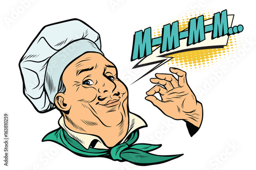 cook gesture of delicious sensations
