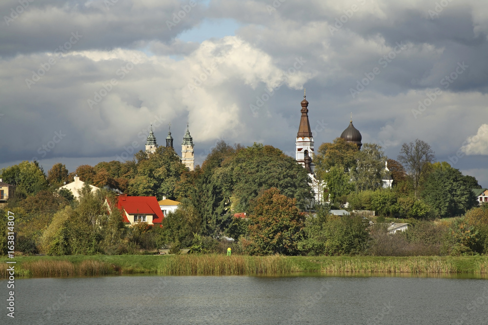 Panoramic view  of Wlodawa. Poland