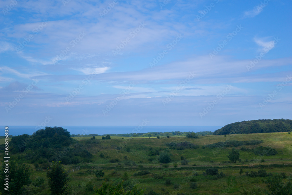 Obraz premium view of the sea on the island Rugen