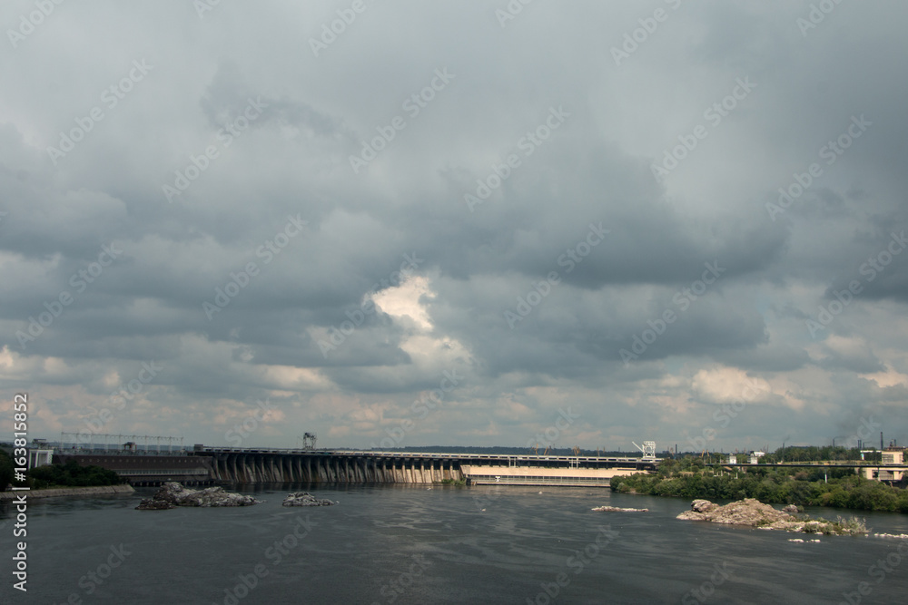 custom made wallpaper toronto digitalHydro power station in the Zaporozhye