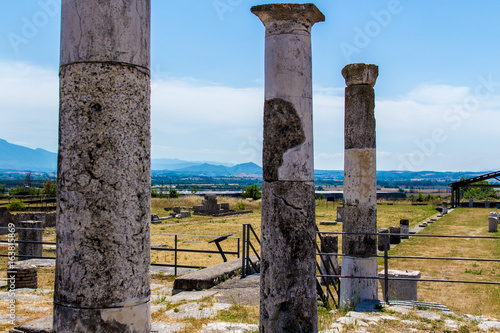 Tableau sur toile View of the archaeological site of Lucus Feroniae, near Rome, Italy