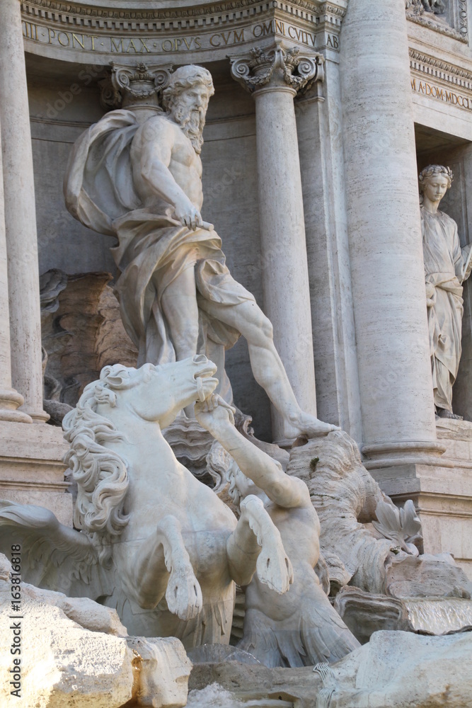 Rome Trevi fontain