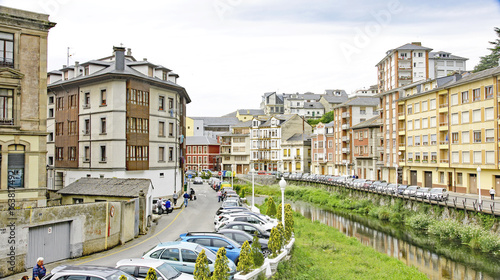 Vista de Luarca, Asturias, España