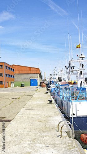 Puerto de en la Ría de Avilés, Asturias