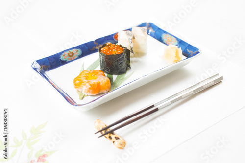 Traditional Japanese food - sushi