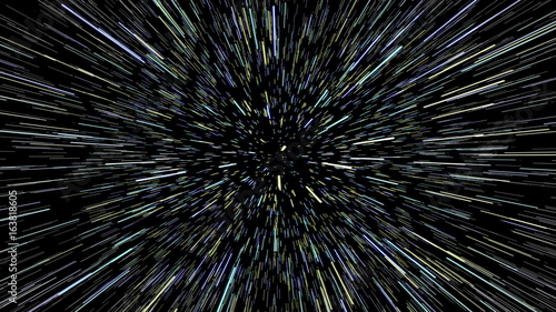 Stars Field Hyperspace 
