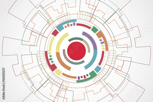 Abstract technology background , Vector illustration