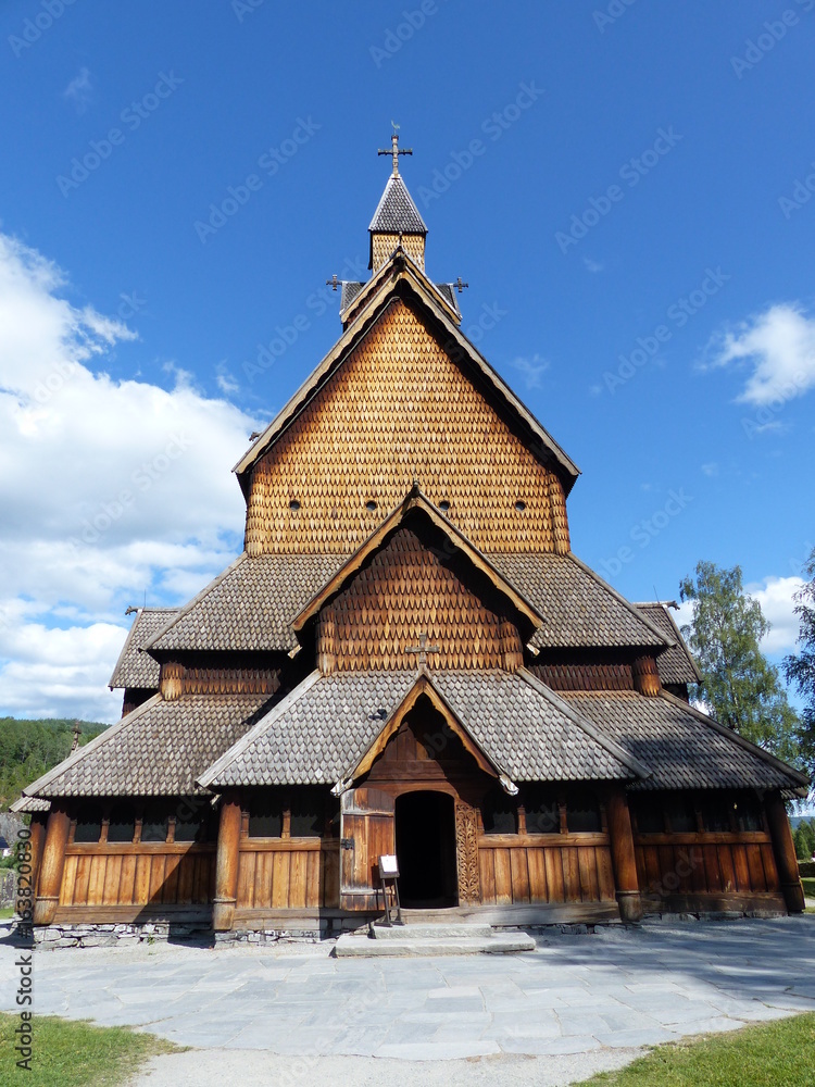 Obraz premium Paysage Norvège - Norway - church
