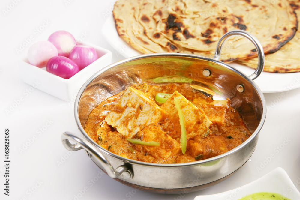 Masala Paneer with paratha Masala Paneer with paratha
