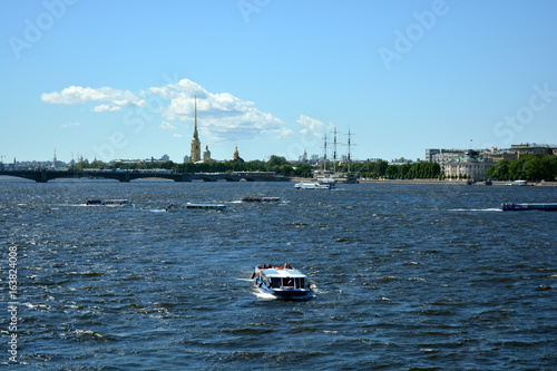 Peter and Paul Fortress with a bridge photo