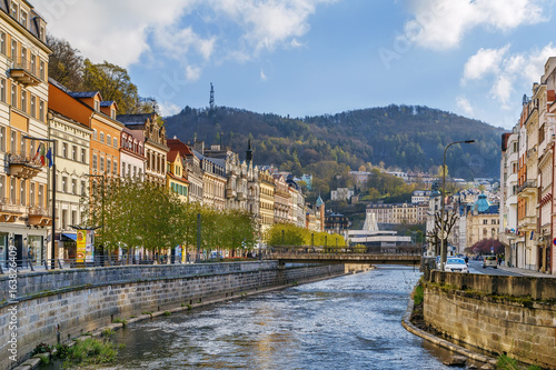 Fotografia, Obraz Tepla river in Karlovy Vary, Czech republic