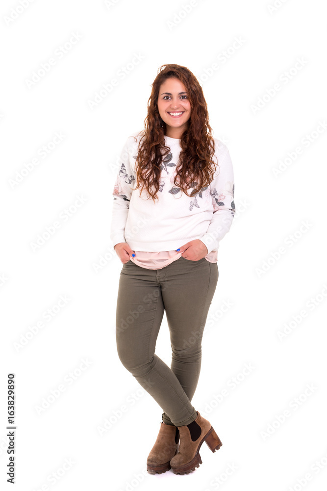 Overweighted woman Overweighted woman