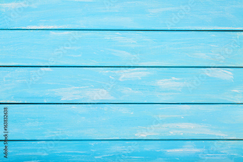 Painted blue colored wood background  Pastel wood background for design