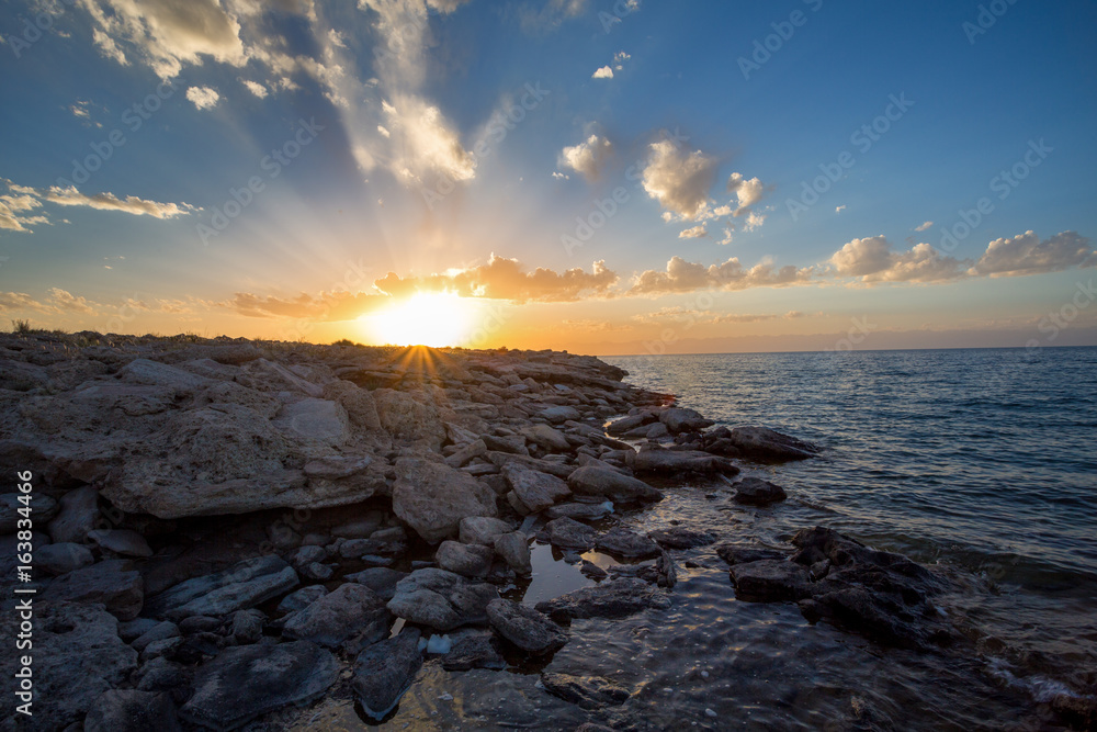 Obraz premium mountain lake, Issyk-Kul, Kirgistan