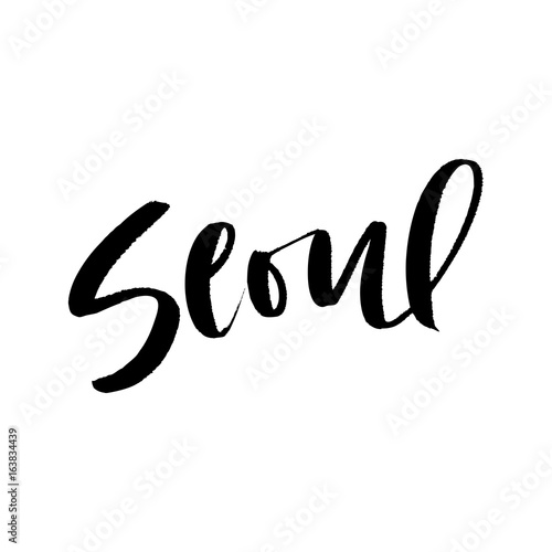 kbecca_vector_seoul_hand_lettering