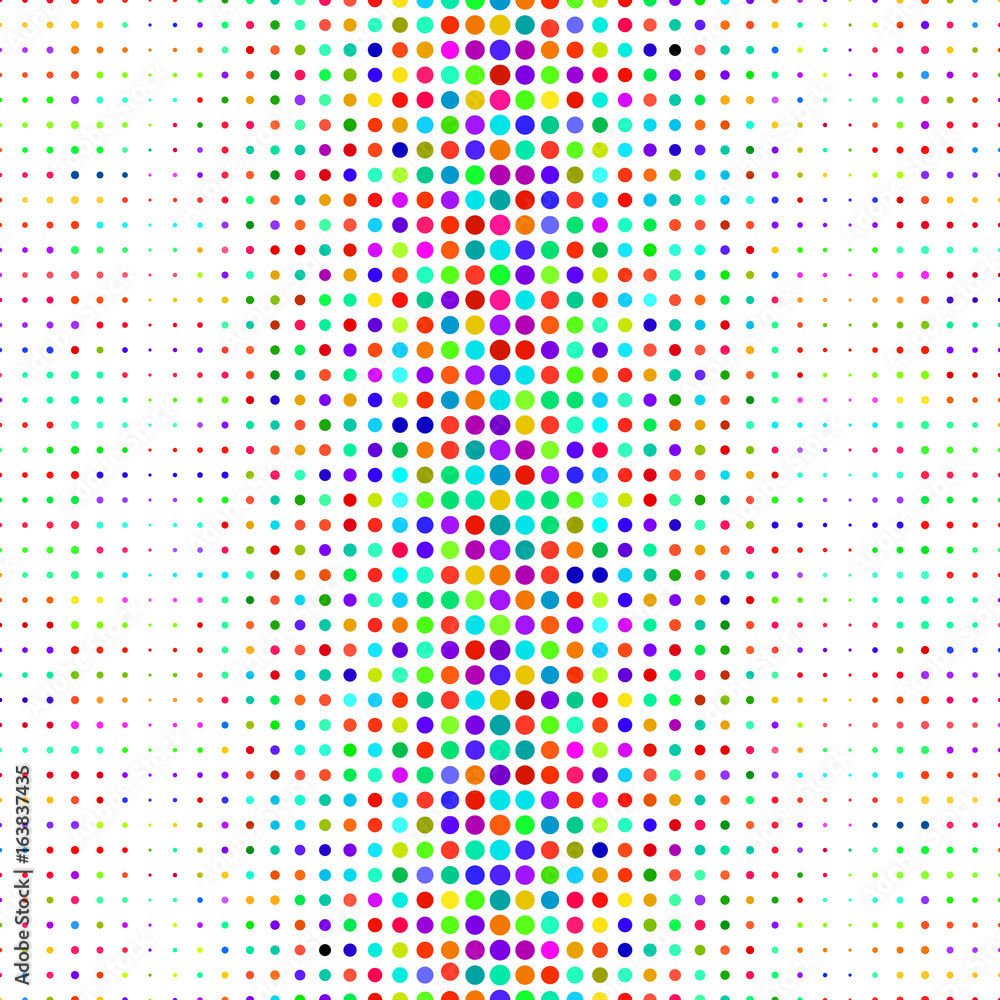 Abstract pattern with dots. Modern colorful texture. Geometric background