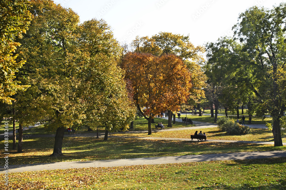 Kalemegdan park in Belgrade. Serbia