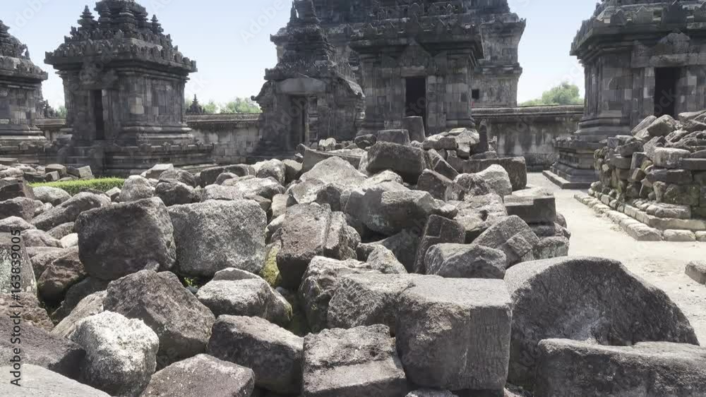 Candi Sewu Temple Complex of Prambanan in Central Java, Indonesia, Candi Sewu Temple Complex of Prambanan in Central Java, Indonesia,