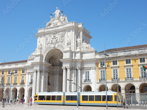 Place du commerce, Lisbonne, Portugal