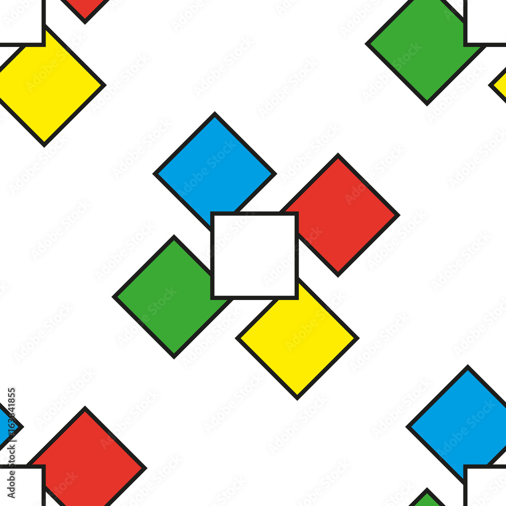Colorful squares as seamless pattern Colorful squares as seamless pattern