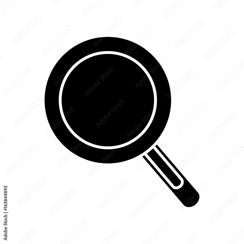 magnifying glass icon over white background vector illustration magnifying glass icon over white background vector illustration