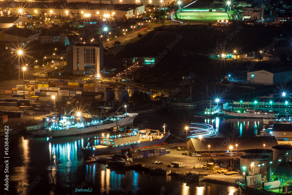 Port Louis by night