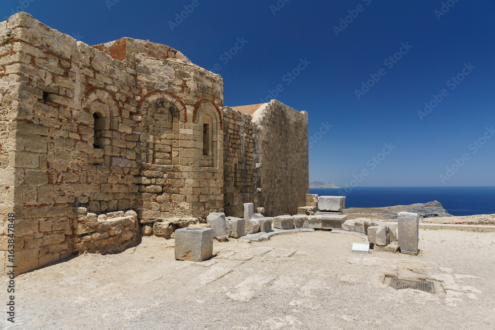 Obraz premium Lindos Akropolis