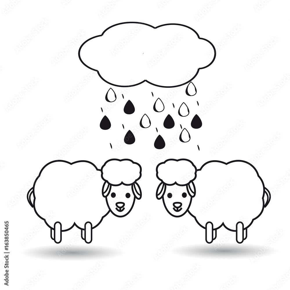 Lambs cloud drops rain Lambs cloud drops rain