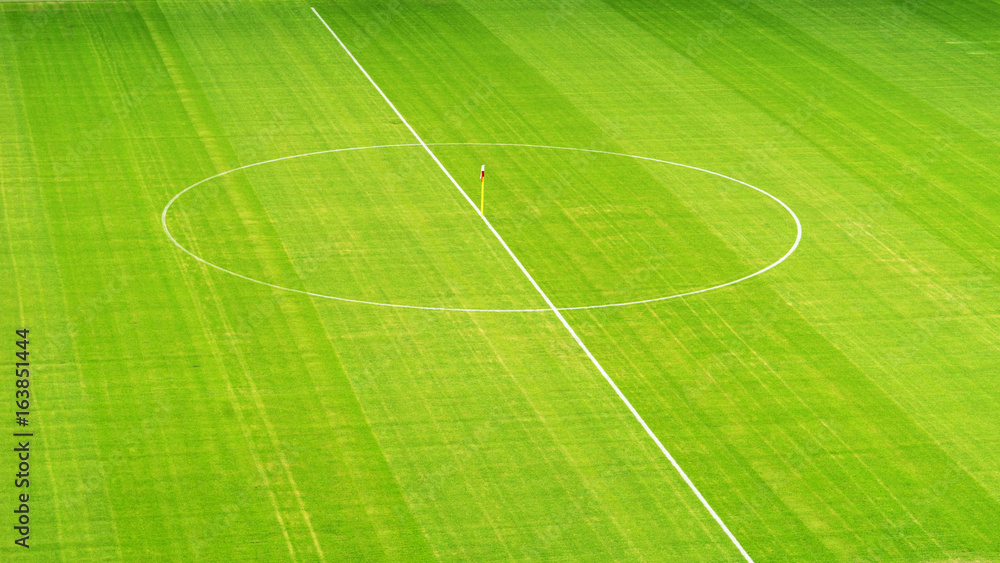 Obraz premium Stadion Mittelkreis von oben