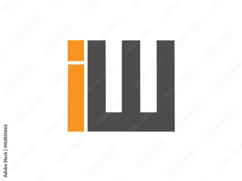IW Initial Logo for your startup venture IW Initial Logo for your startup venture