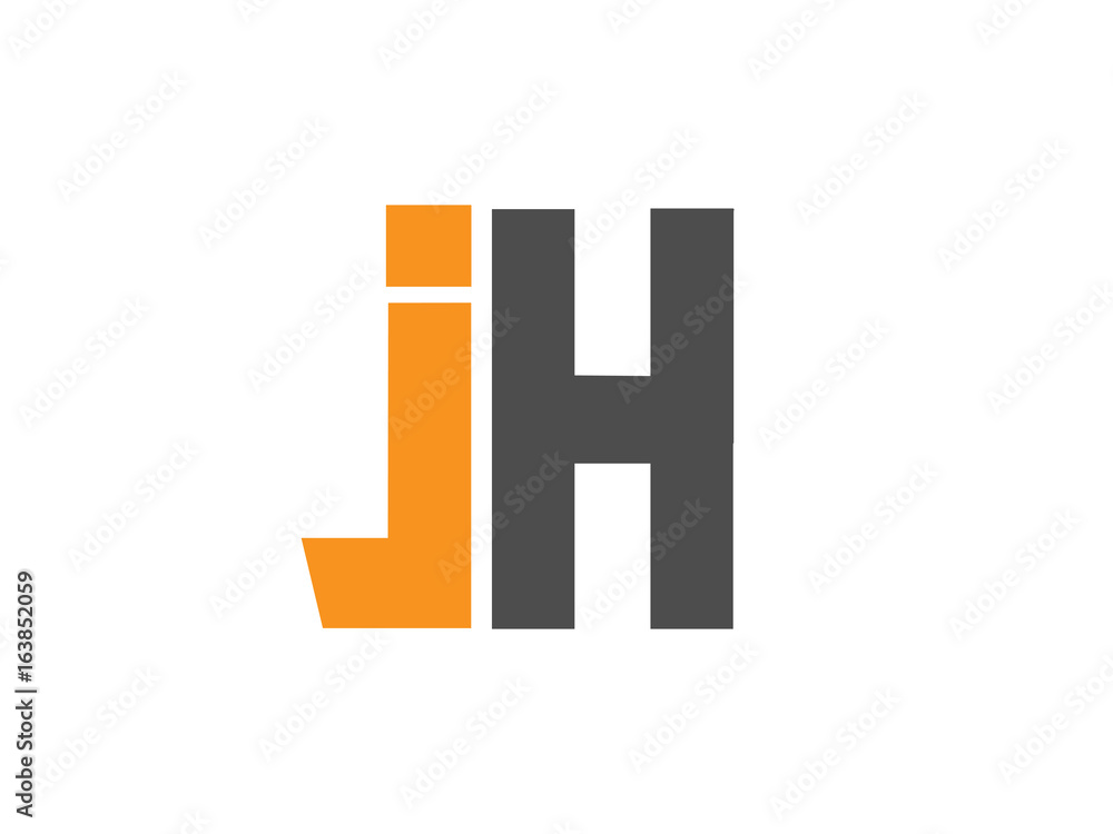 JH Initial Logo for your startup venture JH Initial Logo for your startup venture