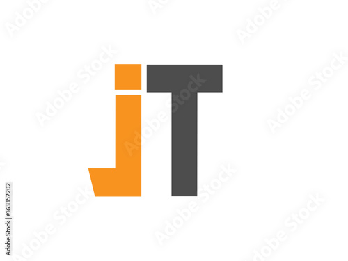 Free Download JT Initial Logo for your startup venture - GFXLoad