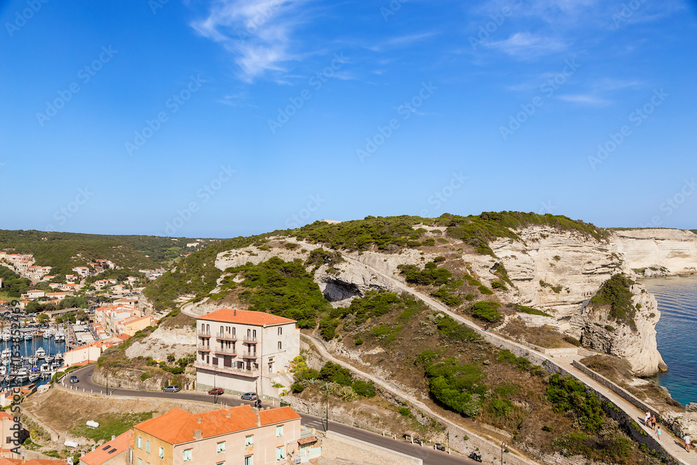Corsica, France. Picturesque landscape in Bonifacio