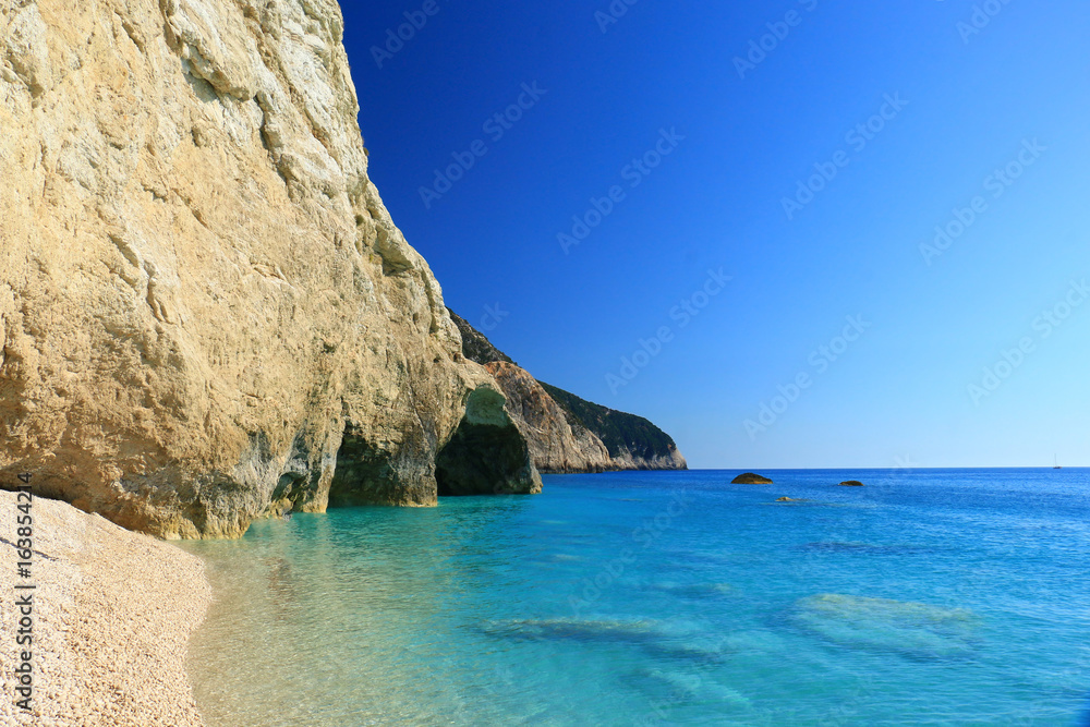 Fototapeta premium Porto Katsiki beach in Lefkada, Greece