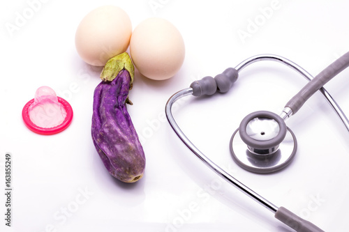 egg and Eggplant withered shows erectile dysfunction photo