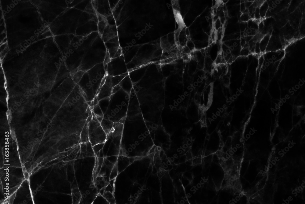 Fototapeta Black marble texture and background.