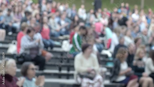 Wallpaper Mural Anonymous people clapping hands during concert. No visible faces 4k. Torontodigital.ca