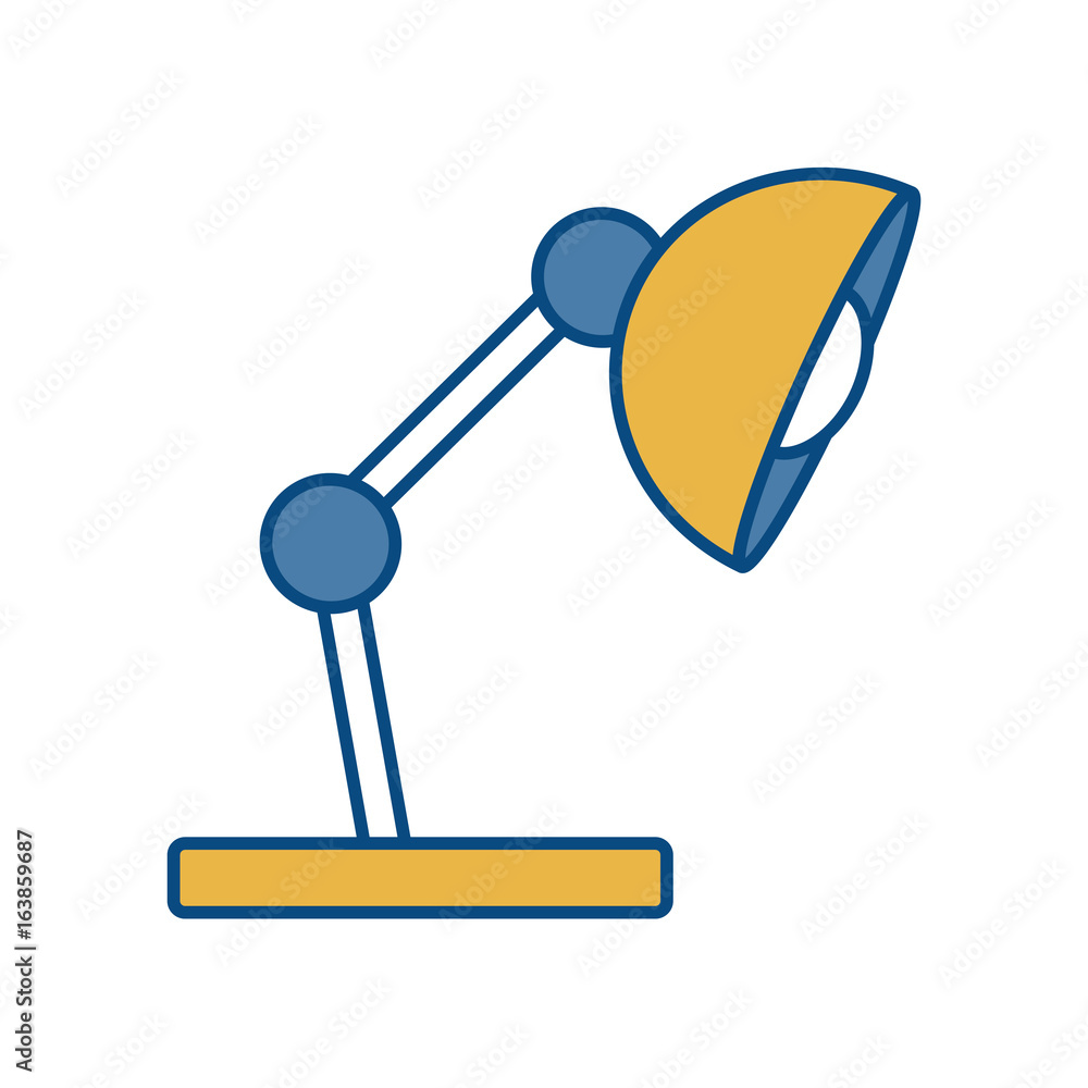 desk lamp icon over white background vector illustration desk lamp icon over white background vector illustration