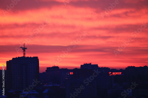 vivivd sunset in pink shades