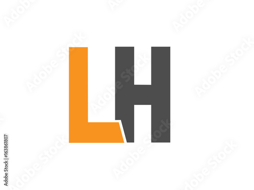 Free Download LH Initial Logo for your startup venture - GFXLoad