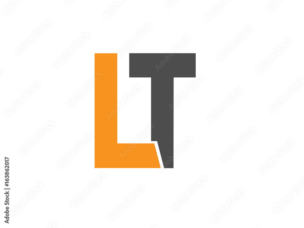 LT Initial Logo for your startup venture LT Initial Logo for your startup venture