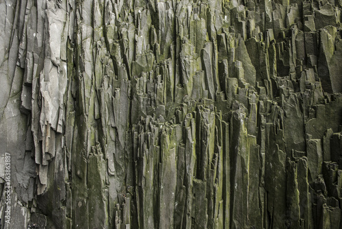 Basalt columns texture © vlorzor