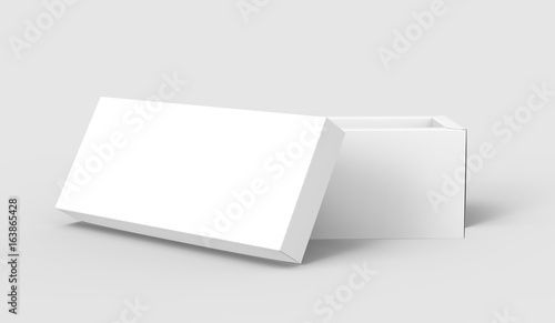 one blank paper white box © JoyImage