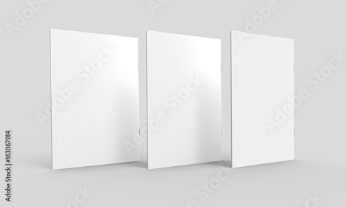 Blank magazine or booklet