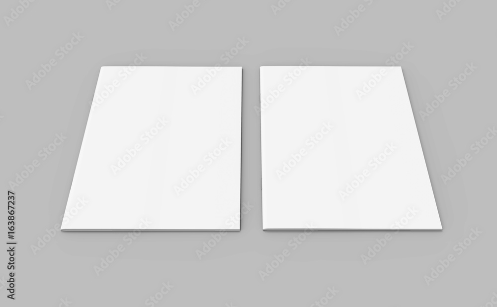 Blank magazine or booklet template Blank magazine or booklet template