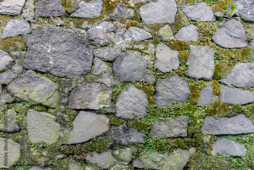 Fototapeta premium Background of stone wall texture abstract for design