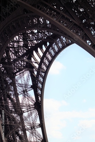 Detail des Pariser Eiffelturms